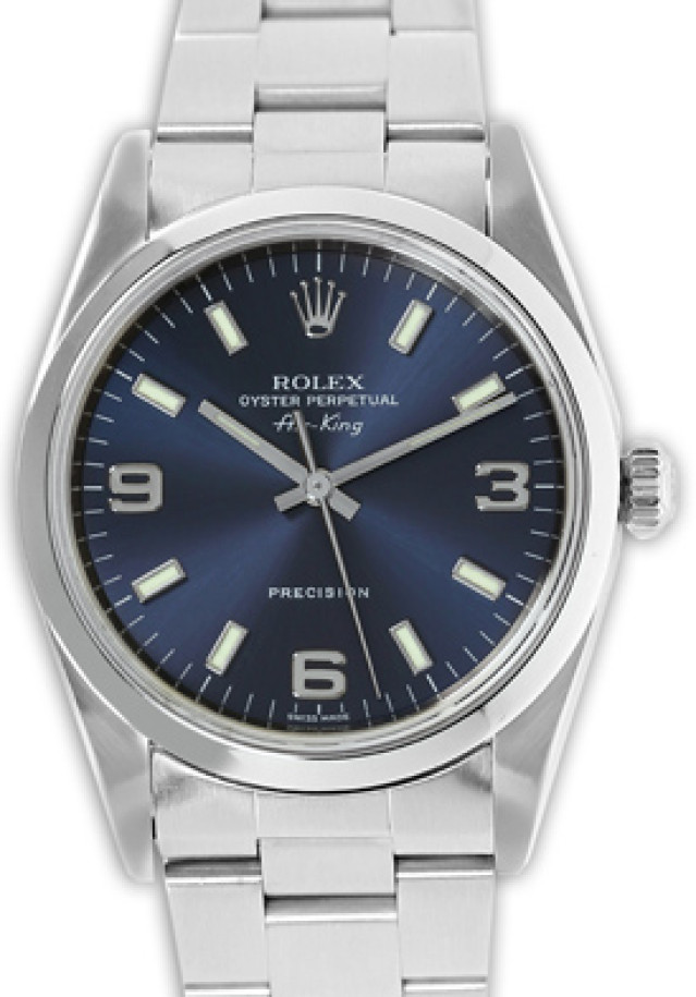 Pre-Owned Rolex Air King 14000M Steel Year 2001 3169WR